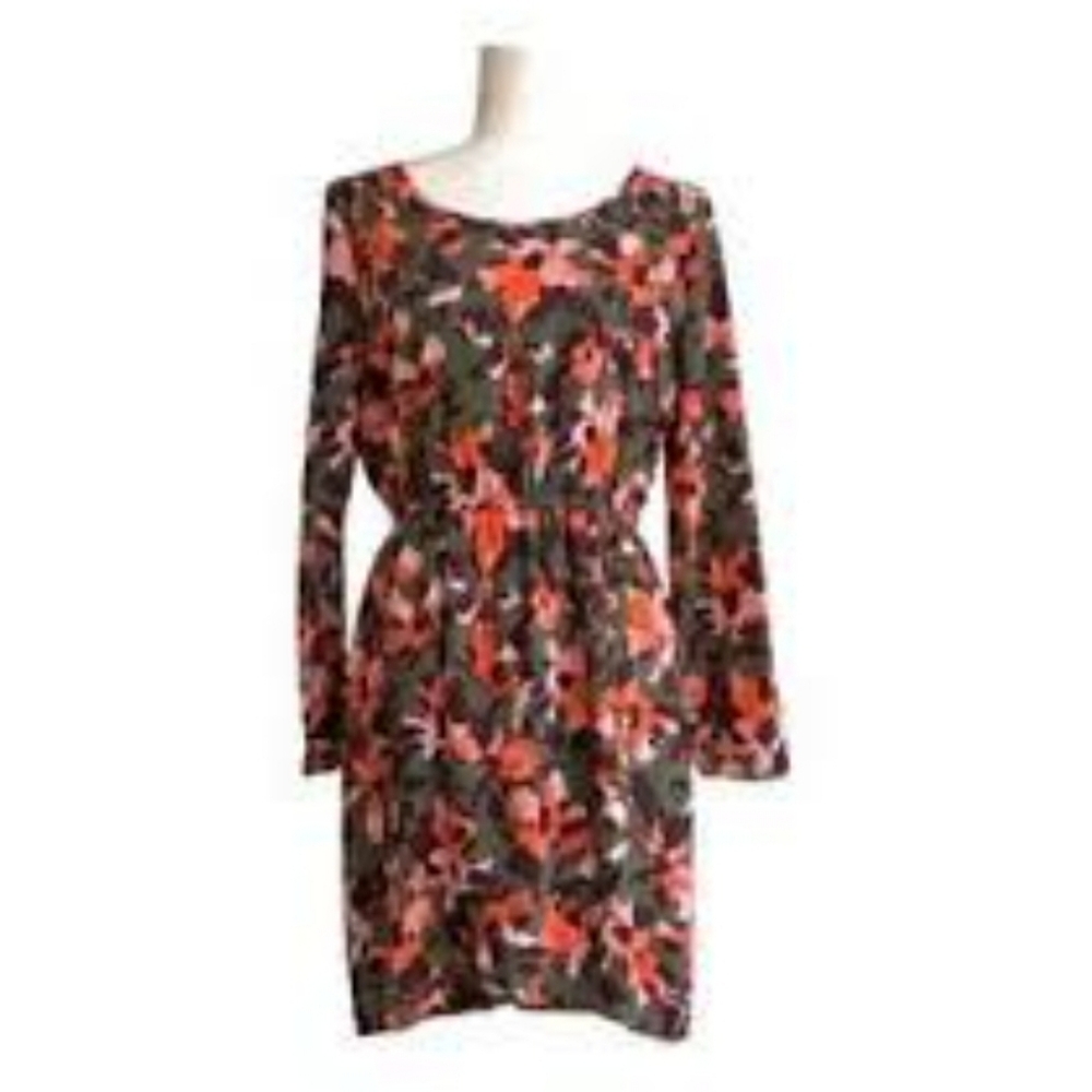 J. Crew women's dress multicolor floral size 00 Petite